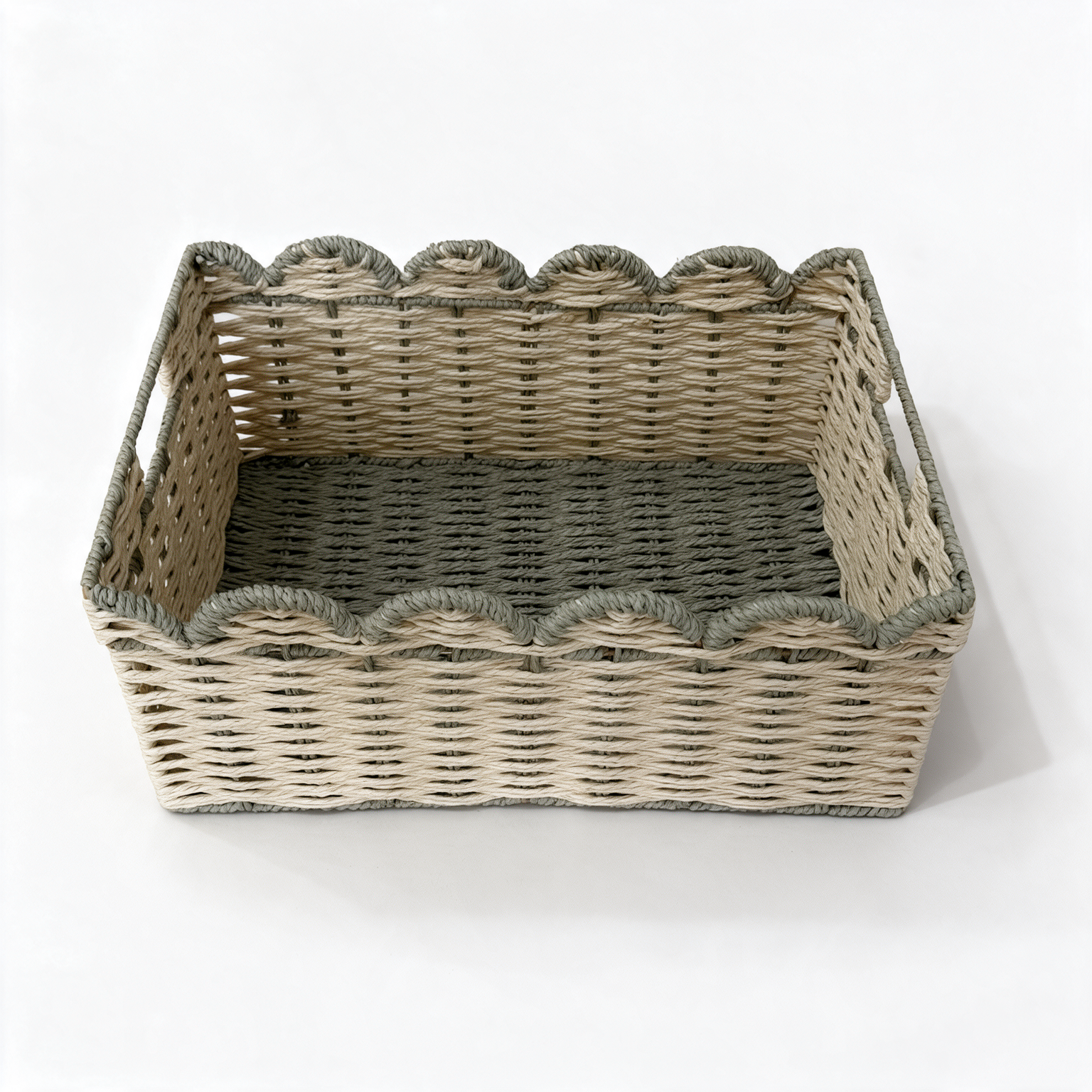 Organizador nube borde verde XG