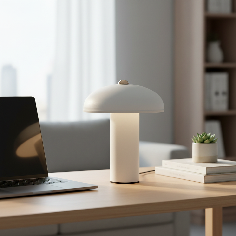 Miniatura: LAMPARA HONGO BLANCA