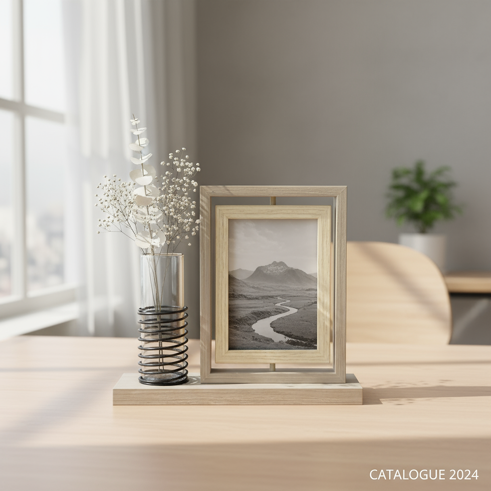 Miniatura: Porta retrato con porta planta