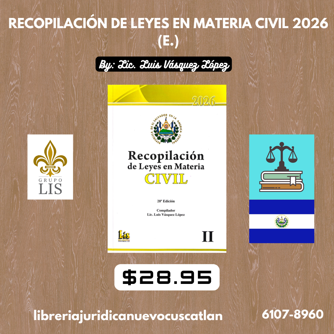 Recopilación de Leyes en Materia Civil, LIS 2026