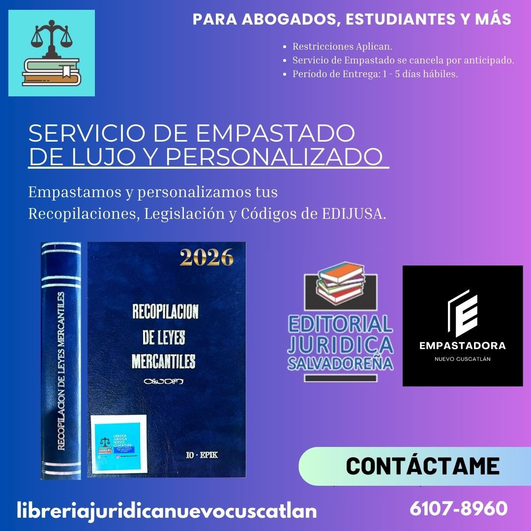 Recopilación de Leyes Mercantiles, EDIJUSA 2026 (Empastado)