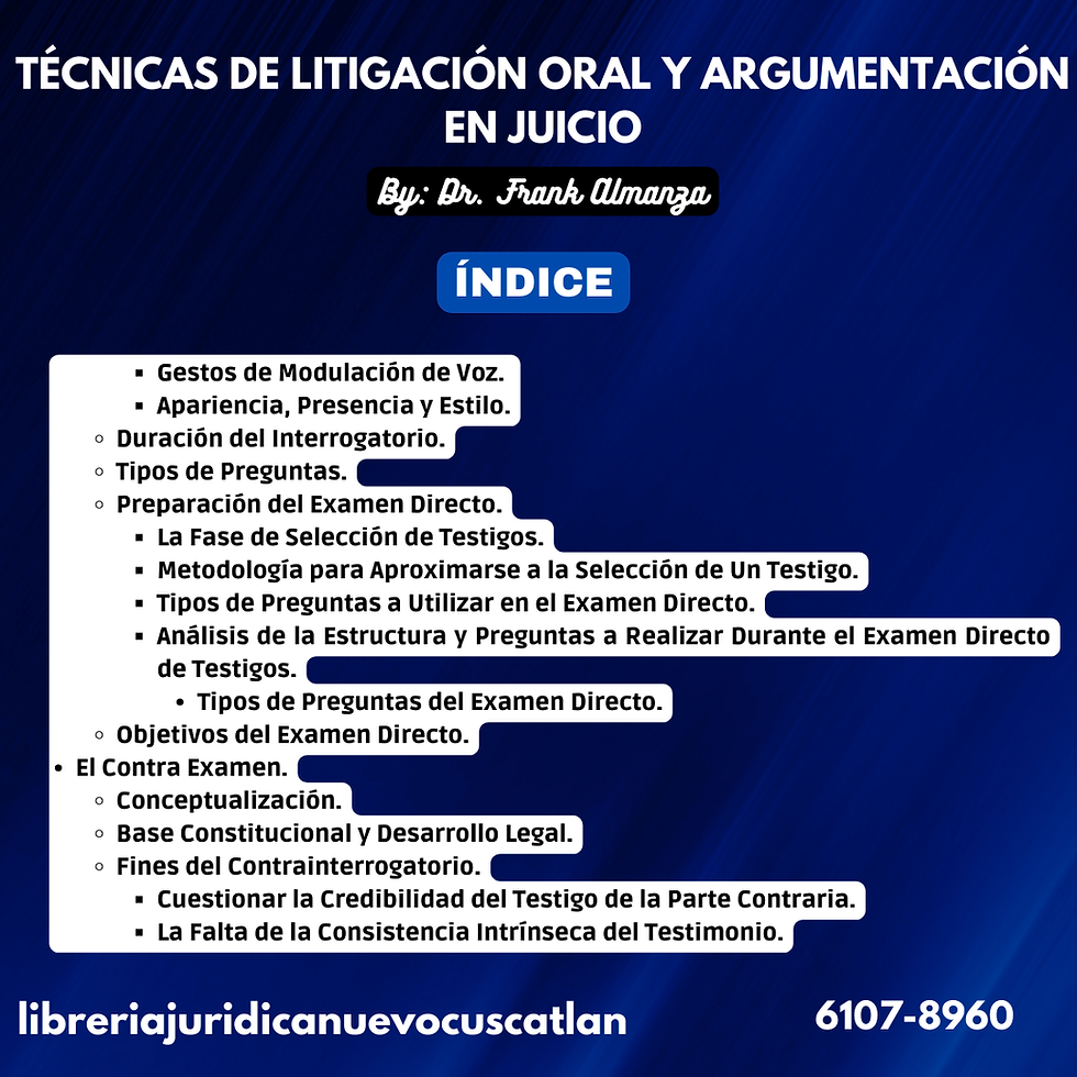 Miniatura: Técnicas de Litigación Oral y Argumentación en Juicio, CUSCATLECA 2026