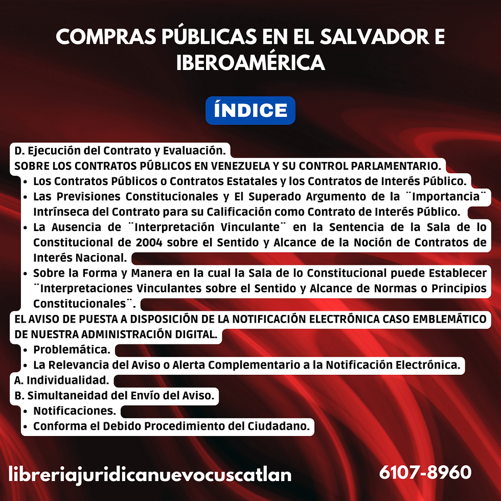 Miniatura: Compras Públicas en El Salvador e Iberoamérica, CUSCATLECA