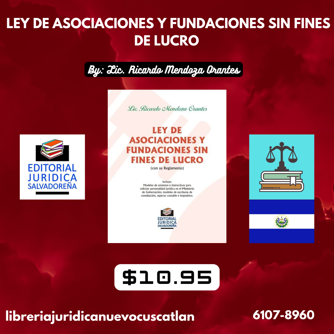 Ley de Asociaciones y Fundaciones Sin  Fines de Lucro, EDIJUSA 2026