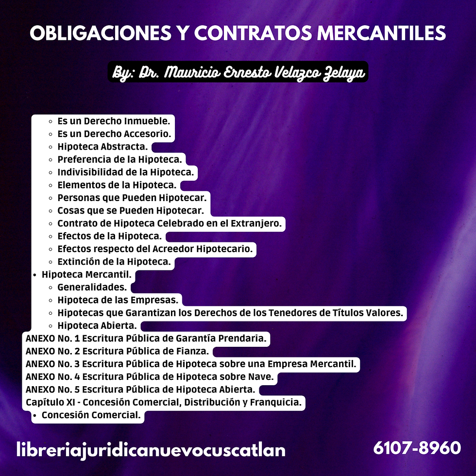 Miniatura: Obligaciones y Contratos Mercantiles, LIS