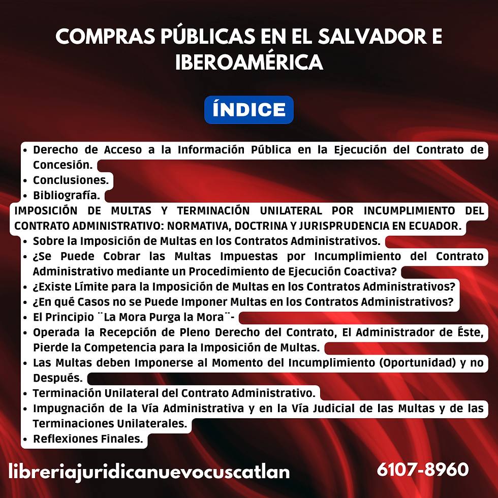 Miniatura: Compras Públicas en El Salvador e Iberoamérica, CUSCATLECA