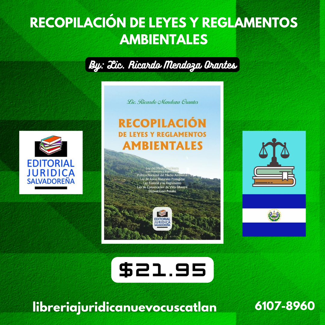 Recopilación de Leyes y Reglamentos Ambientales, EDIJUSA 2026