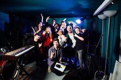 The rocking cast and crew