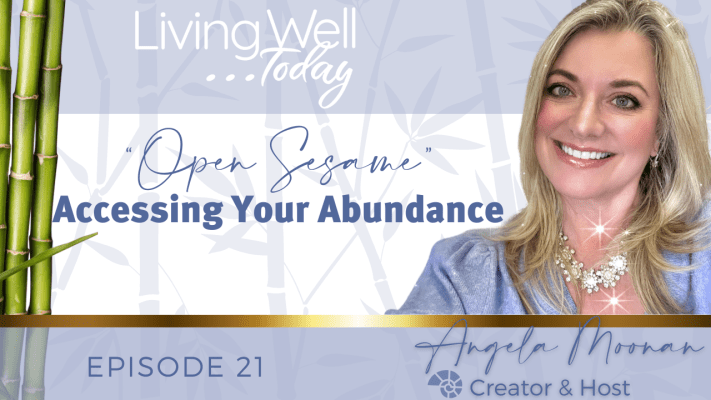 angela moonan living well today show episode 21 open sesame accessing your abundance