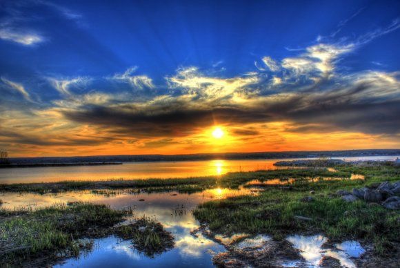 ocean sunset