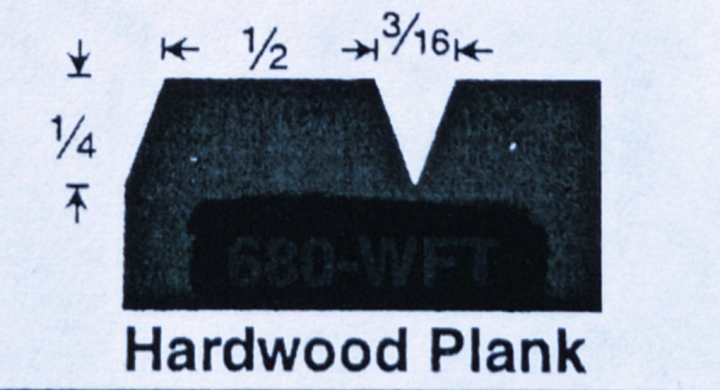 1/4x1/2x3/16 V-notch