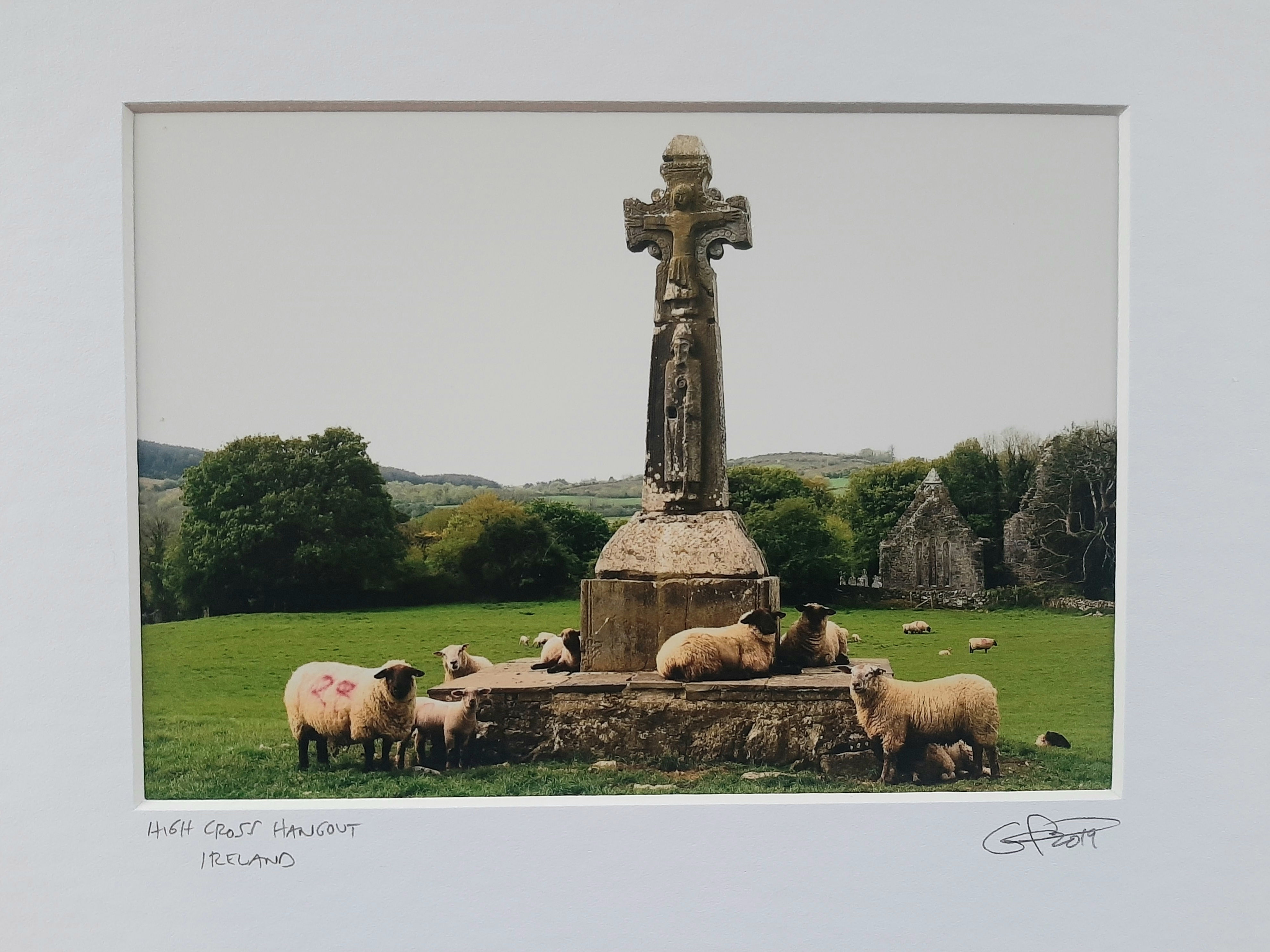 High Cross Hangout, Ireland 8x10 matted size 