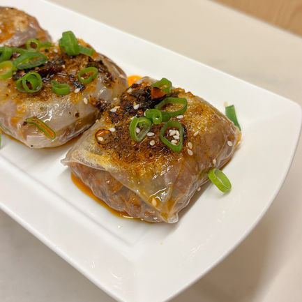 Pork and Cabbage Rice Paper Dumplings