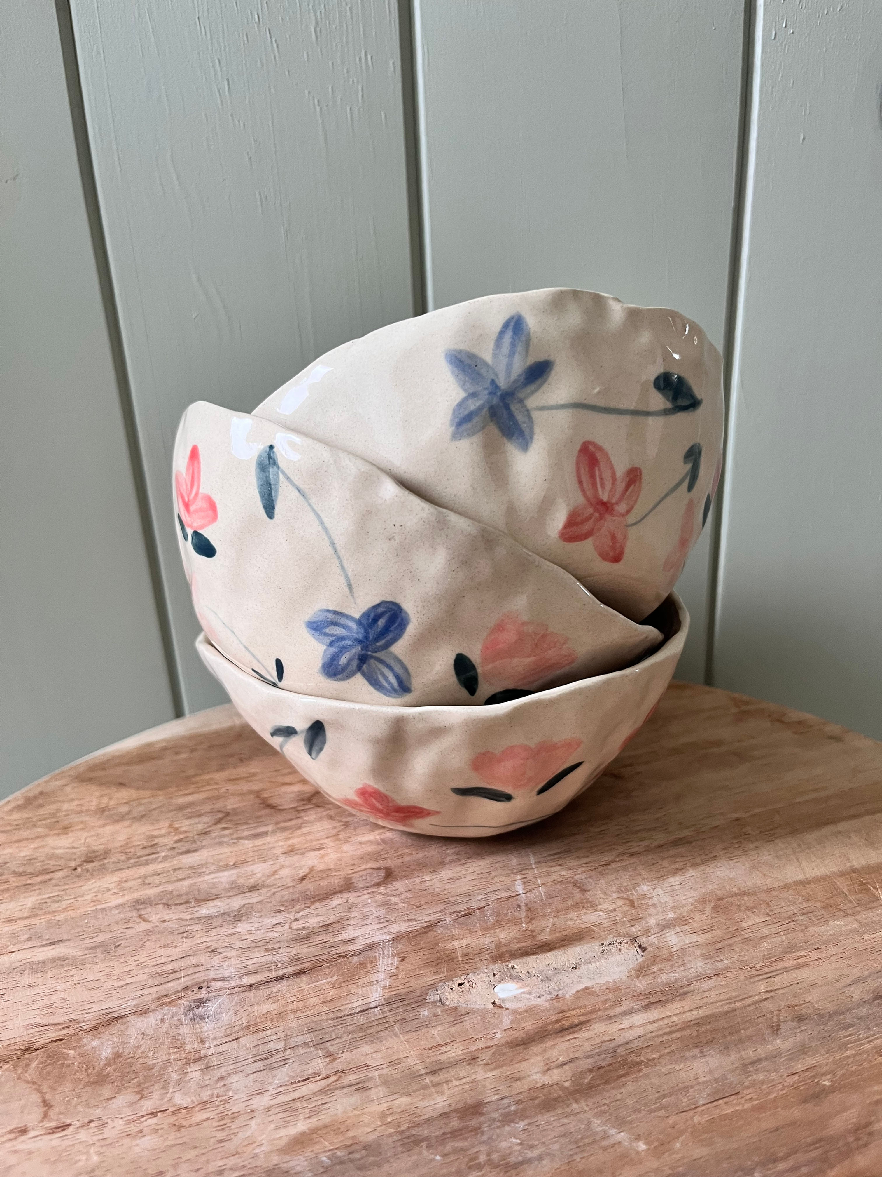 Bol en céramique fleurie AMORE MIO