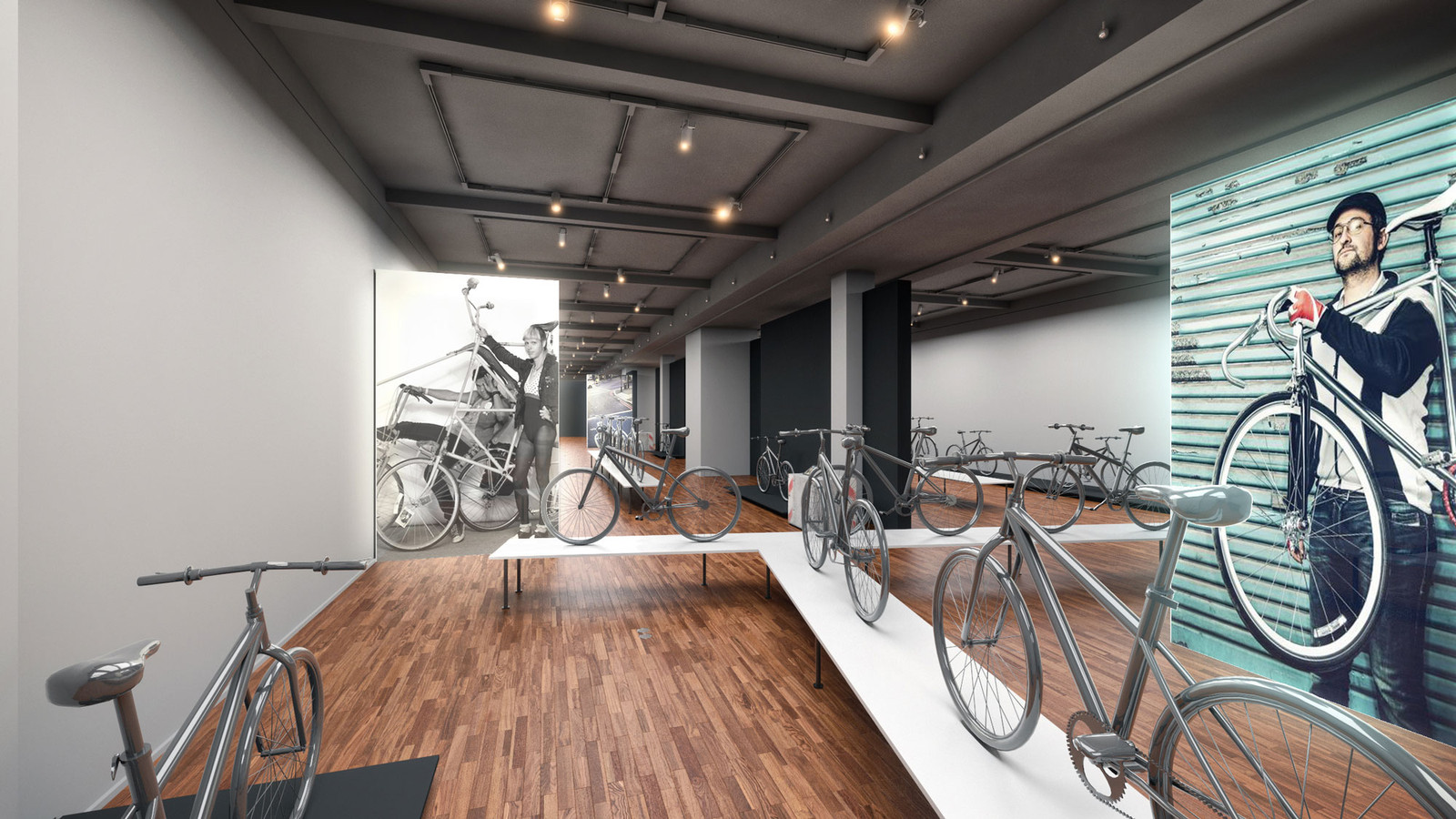 Fahrrad-Ausstellung Grassimuseum | Frank Lustig Architekten, Leipzig
