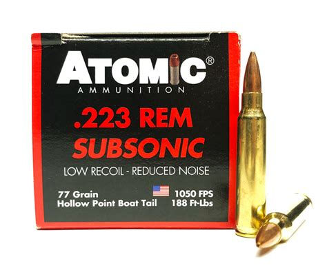 Atomic 223 box with round out