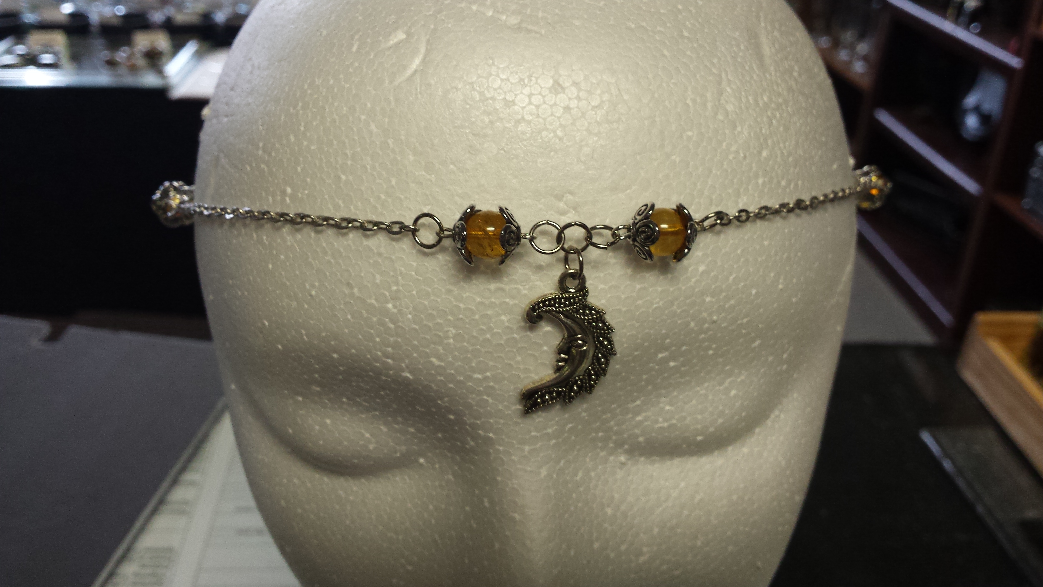 Moon and Citrine Circlet