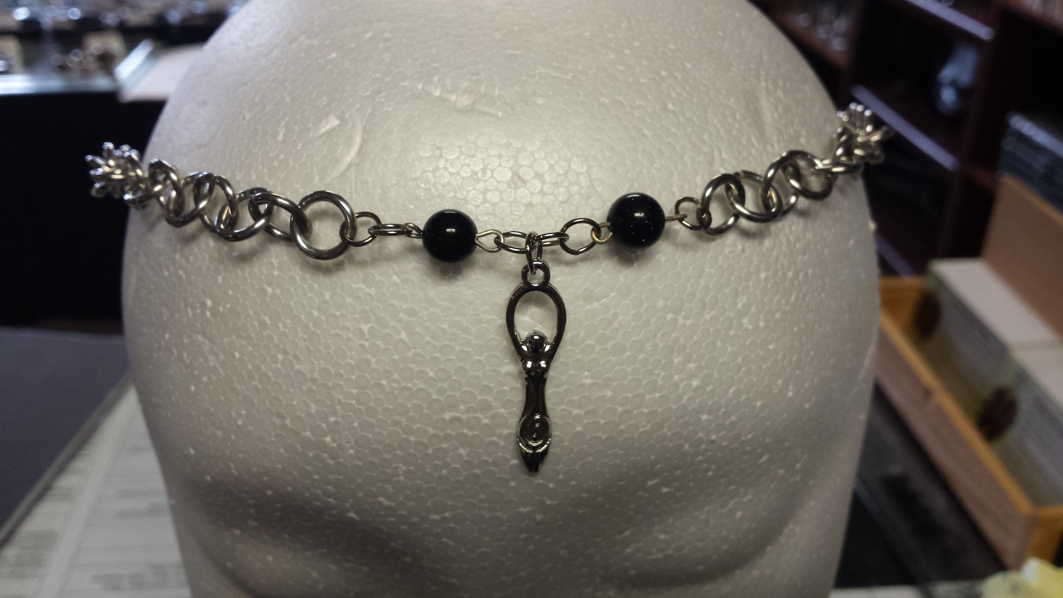 Obsidian Goddess Circlet