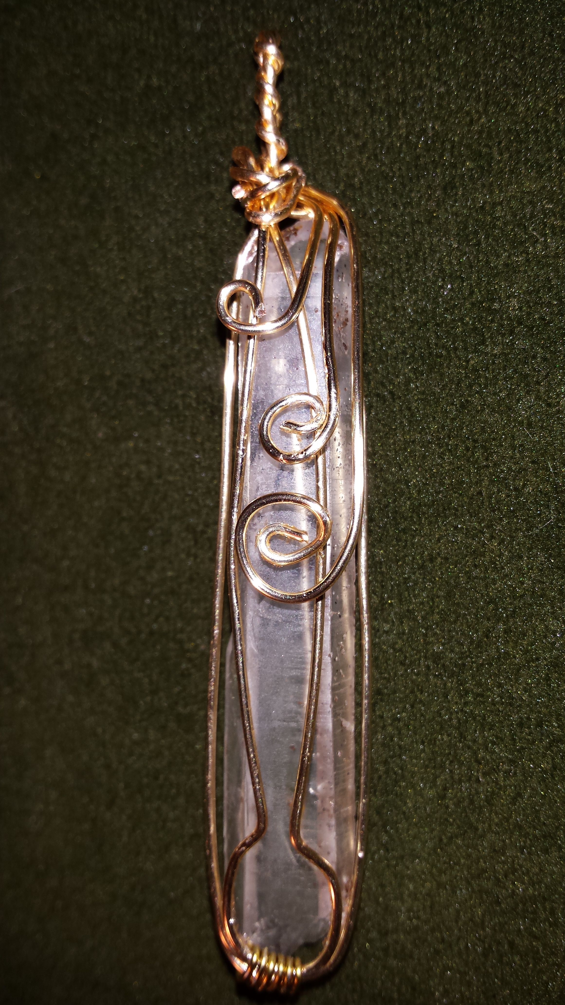 Crystal Point in Brass
