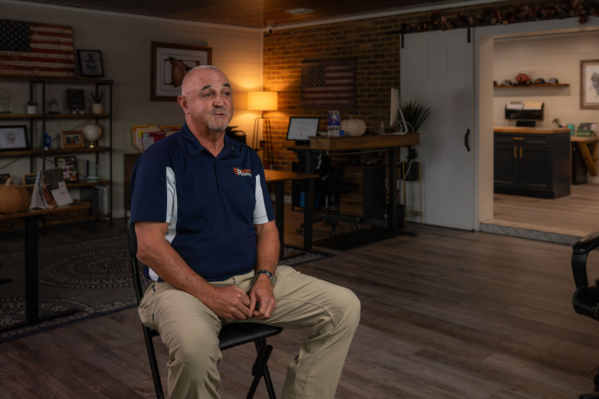 Don Magruder of RoMac Building Supply seated
