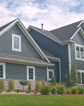 Green House with fiber cement siding