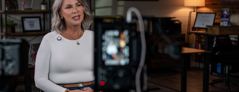 Scott Family woman interviewed on camera