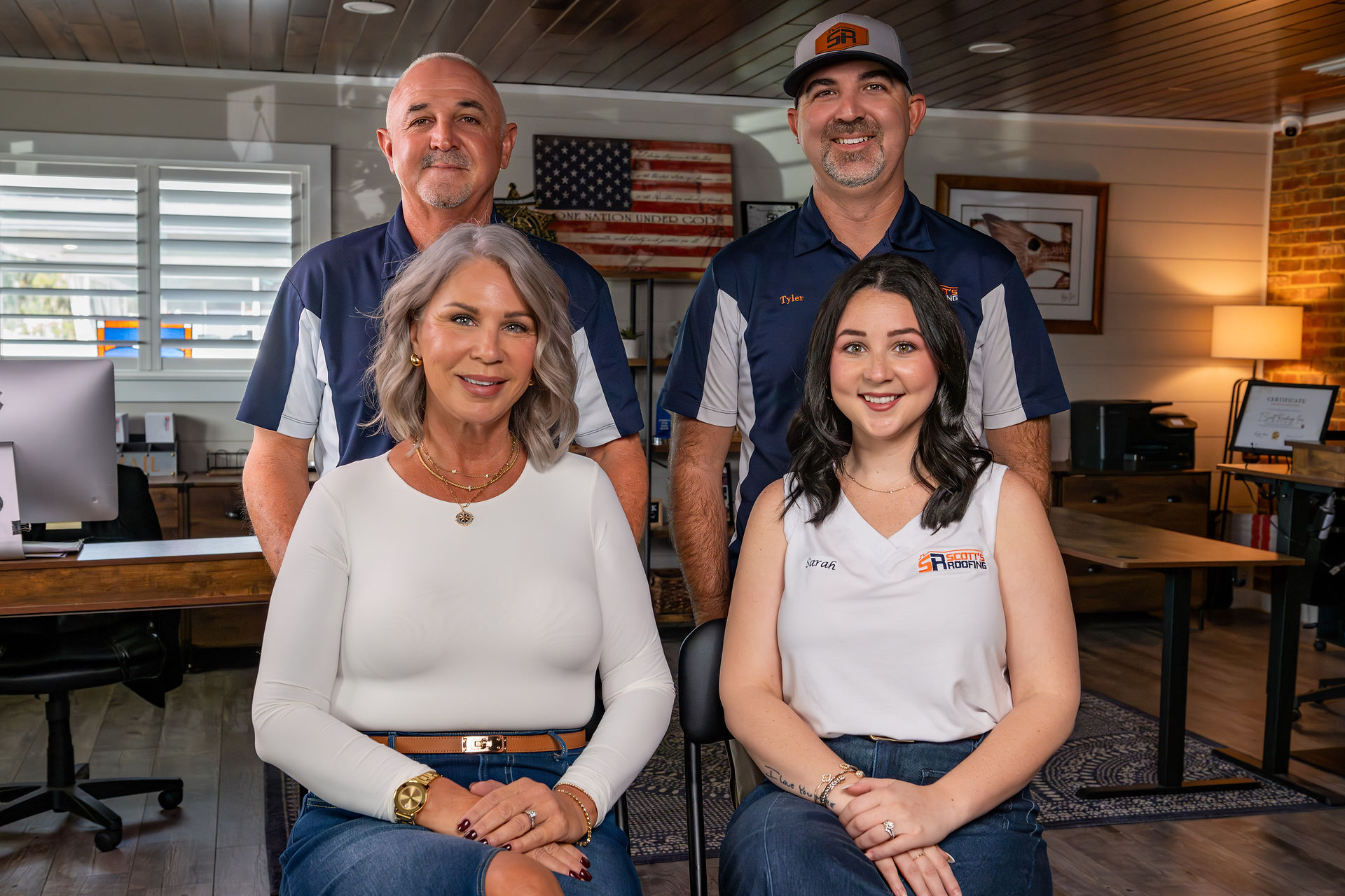 Four members of the RoMac team