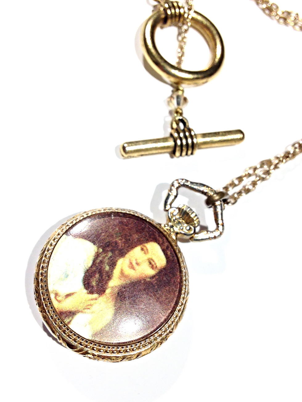 Thumbnail: Portrait Pocket watch Pendant