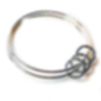 personalised hoop bangle Seren