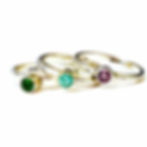 Stone Set Rings in Silver and 9ct Gold