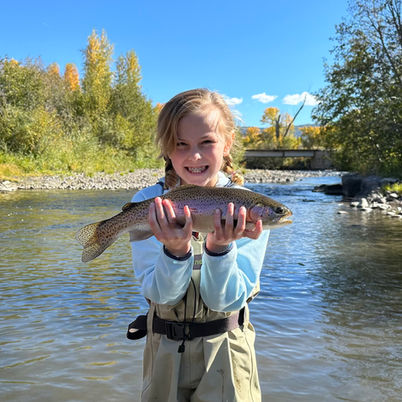 kids fly fishing