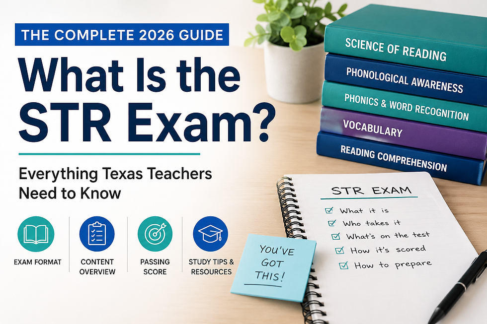 What Is the STR Exam? Everything Texas Teachers Need to Know (2026 Guide)