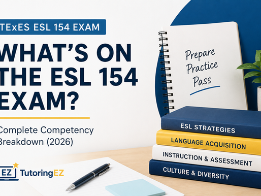 What Is on the TExES ESL 154 Exam? Complete Competency Breakdown (2026)