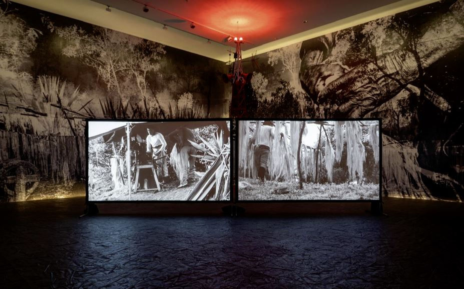 En Bogotá,Fragmentos, Espacio de Arte y Memoria, presenta la exposición 'Ecos del cerro Kwel tul / Kwet tul wejxa sxwa'w' una propuesta donde se cruzan los sonidos y los territorios. /Cortesía de Fragmentos, Espacio de Arte y Memoria /Fotografía de Juanita González.
