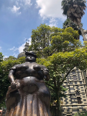 Escultura de Botero en la Plaza Botero, de Medellín /Cortesía