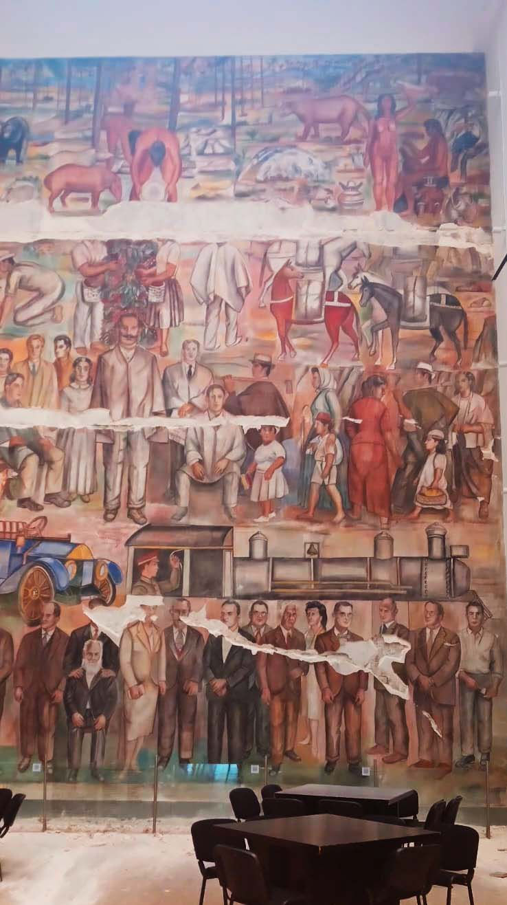 Mural ‘Epopeya del Quindío’, bien de interés cultural, cerrado por afectaciones por el terremoto