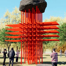 La propuesta Umbral, del artista Carlos Castro, ganó la convocatoria āEl arte de dar las graciasā