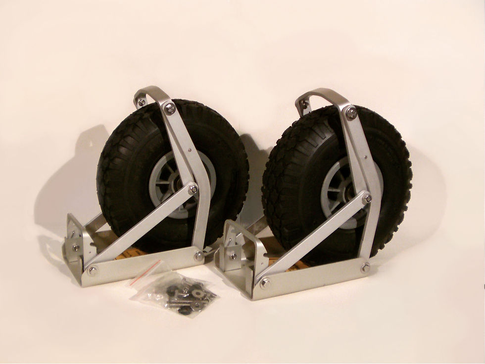 Thumbnail: Inflatable boat Launching Wheels