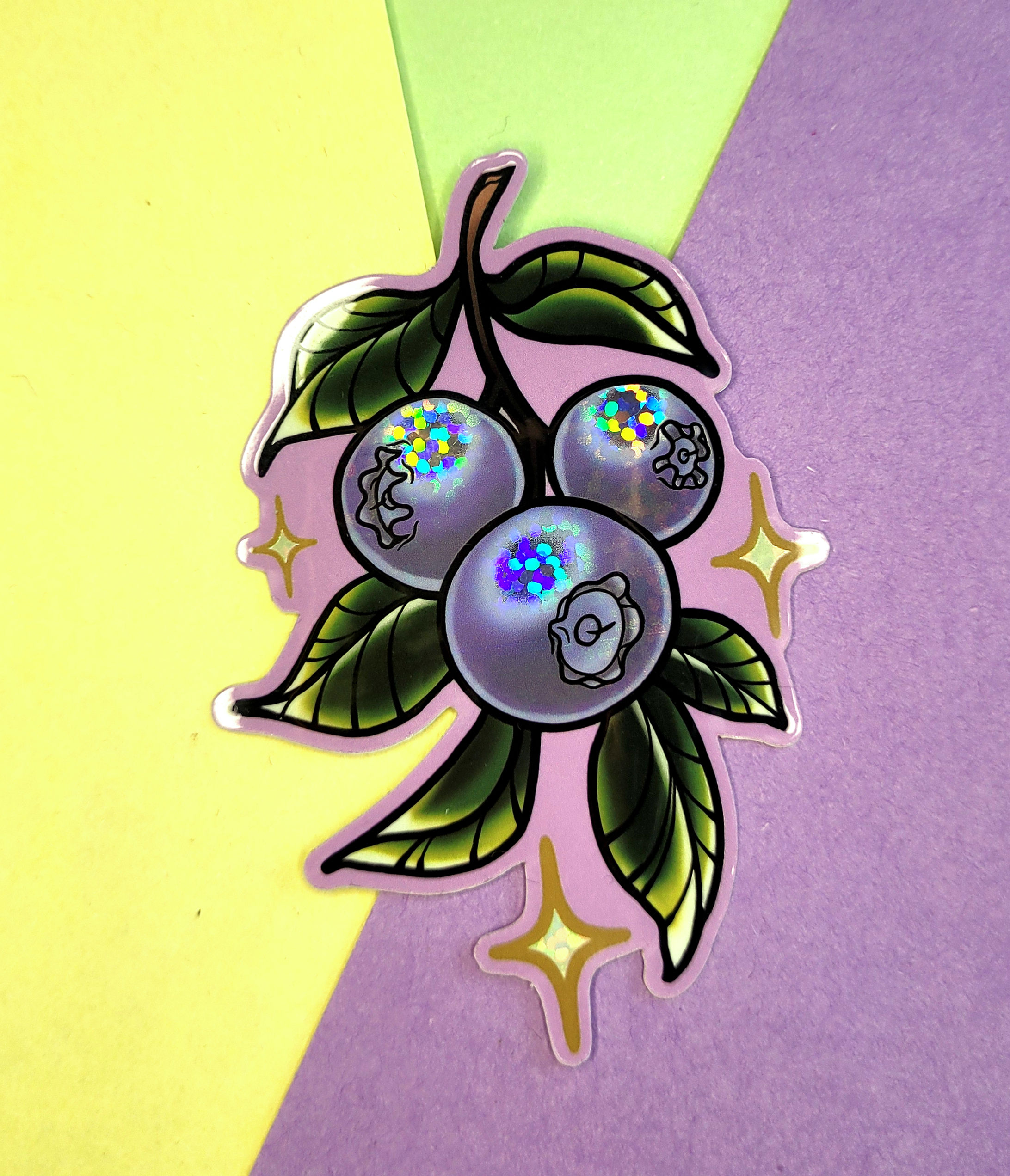 Mustikka glittertarra