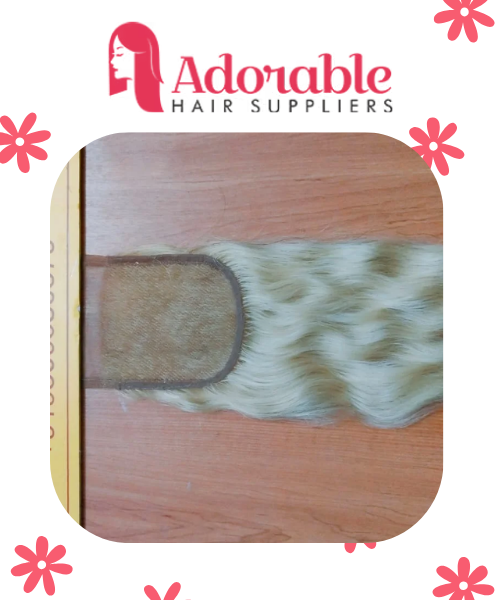 Thumbnail: Wholesale Price | #613 Indian Blonde Lace Closure(4x4 and 5x5)