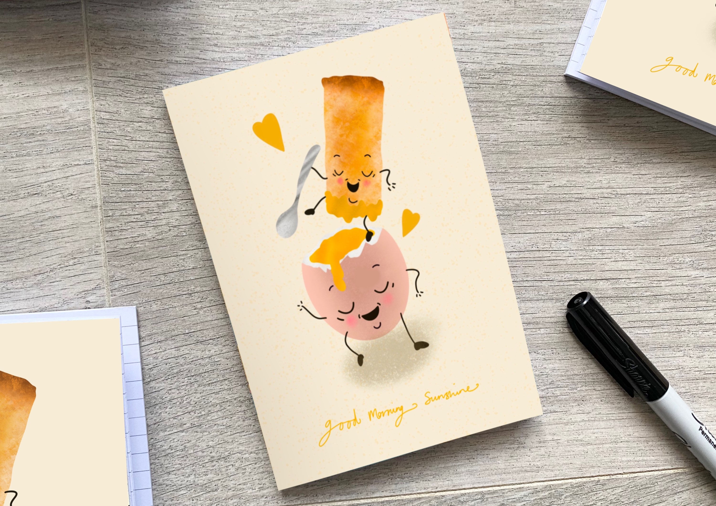 “Good Morning Sunshine” Printed Notebook 