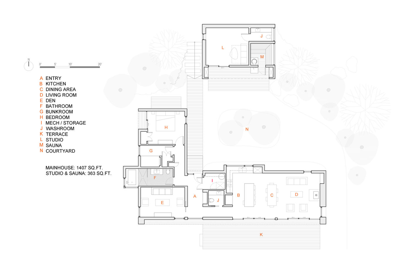 Architecture plan in Nova Scotia designed by East Coast Modern
