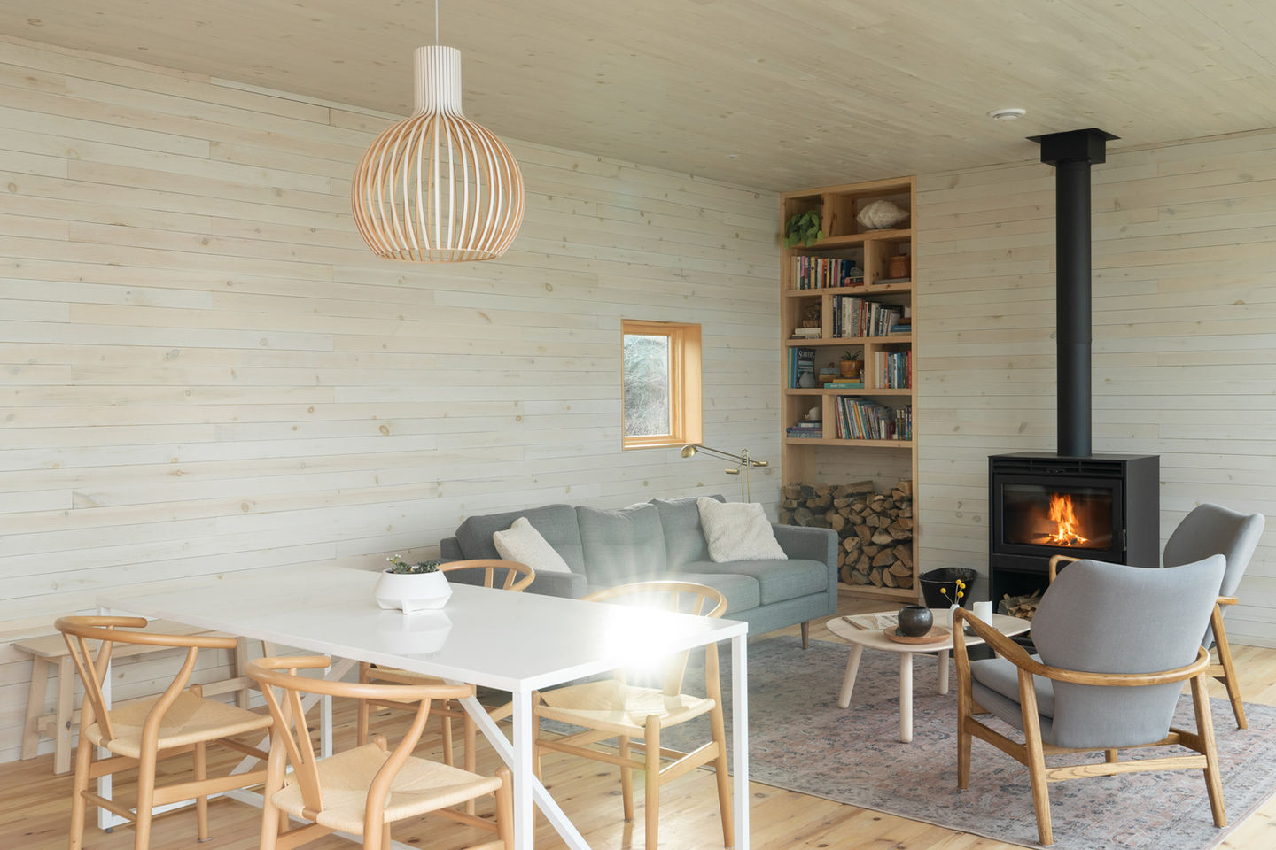 Architecture pre-fab house in Nova Scotia designed by East Cost Modern.