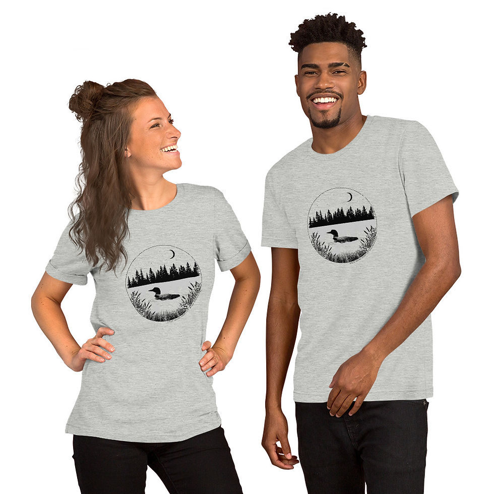 Thumbnail: LEAVE ME A LOON Unisex t-shirt