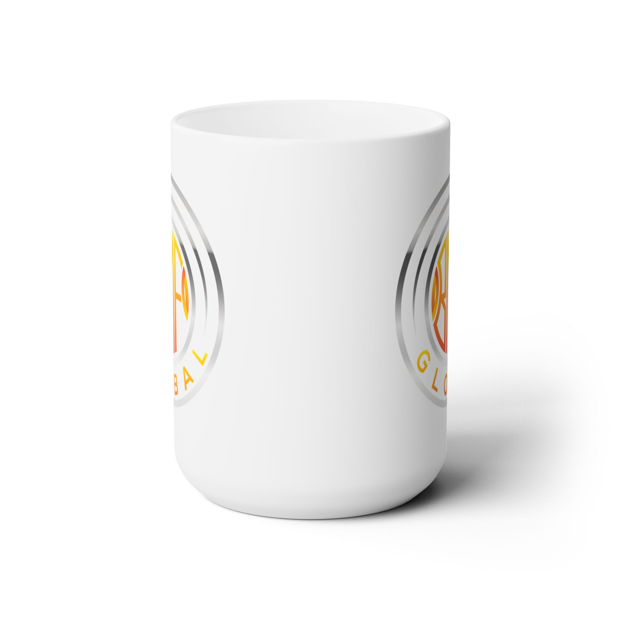 White BMF Global Ceramic Mug 