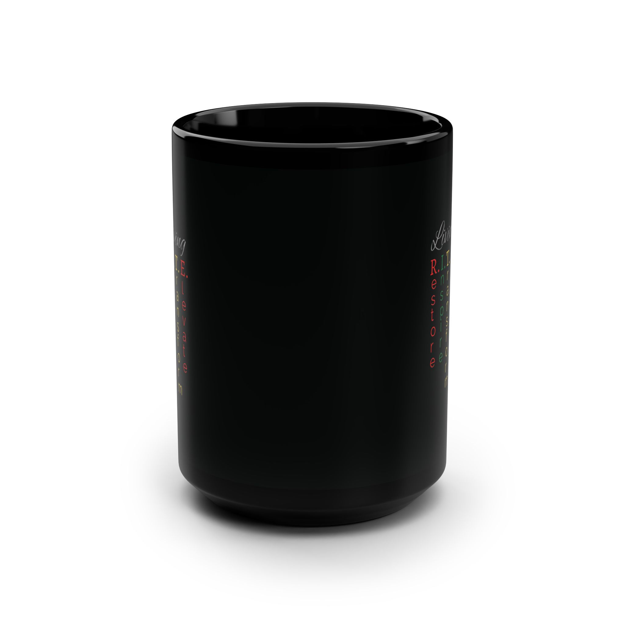 R.I.T.E. House Black Mug, 15oz