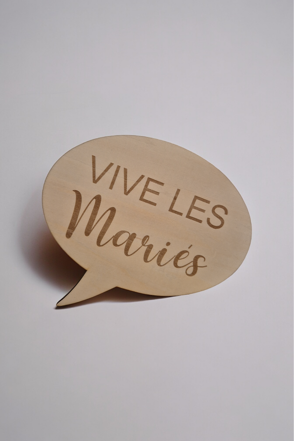 Bulle pour photobooth "Vive les Mariés"