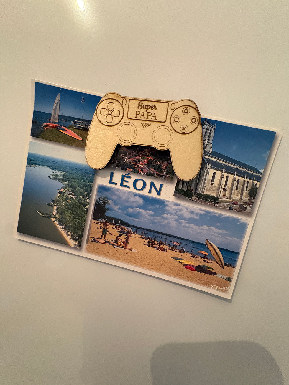 Miniature : Magnet "Manette de jeux vidéos - Super Papa"