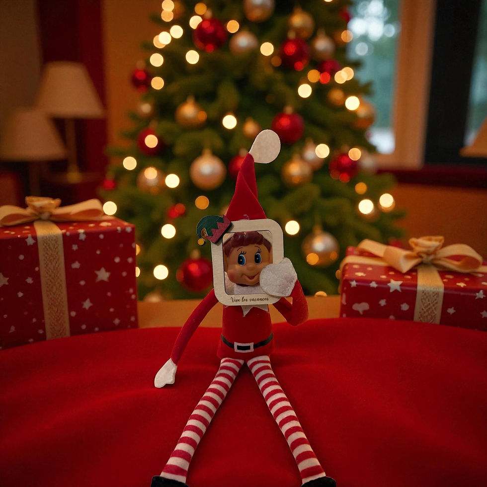Miniature : 📸 Cadre à Selfie Personnalisable pour Lutin Farceur – Accessoire Photo Souvenir
