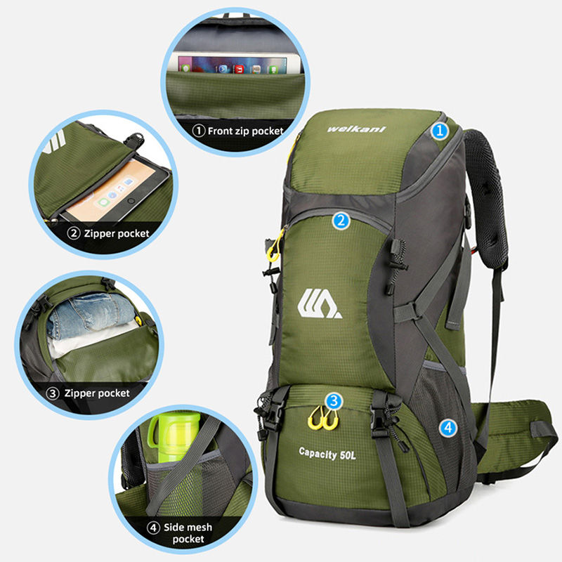 Thumbnail: WolfTrail™ 50L Hiking Backpack